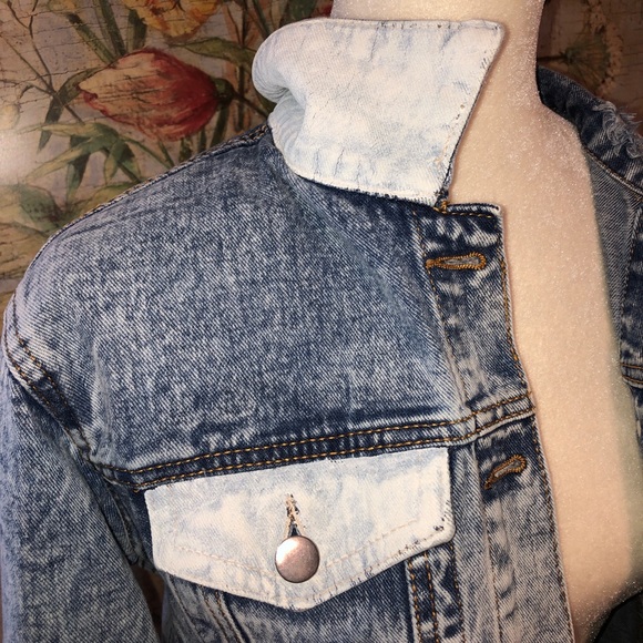 Wren & Glory Rare I Love You Denim Jacket Sz M - Picture 10 of 16